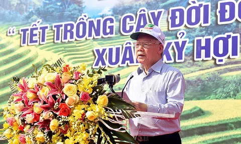 Tổng Bí thư, Chủ tịch nước Nguyễn Phú Trọng phát động Tết trồng cây