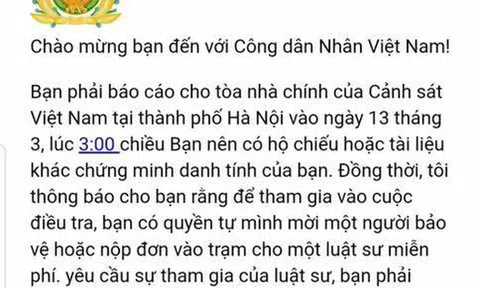 Công văn hoả tốc ngăn chặn mã độc tống tiền giả danh Bộ Công an