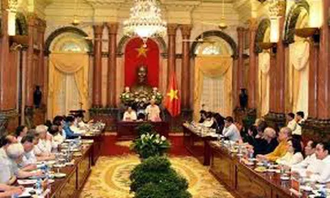 Tổng Bí thư, Chủ tịch nước Nguyễn Phú Trọng gặp mặt đại diện Đoàn Chủ tịch Ủy ban T.Ư MTTQ Việt Nam
