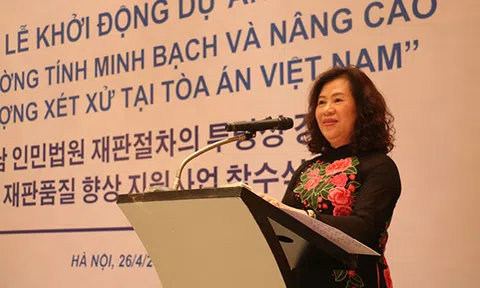 Khởi động Dự án “Tăng cường tính minh bạch và nâng cao chất lượng xét xử tại Tòa án Việt Nam”