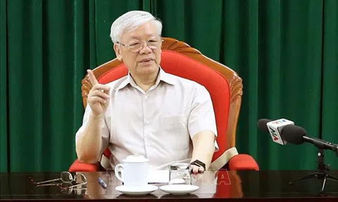 Tổng Bí thư, Chủ tịch nước Nguyễn Phú Trọng chủ trì họp lãnh đạo chủ chốt