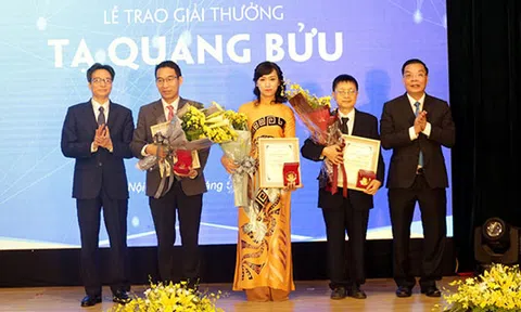 Lần đầu tiên nhà khoa học nữ được vinh danh tại lễ trao giải thưởng Tạ Quang Bửu