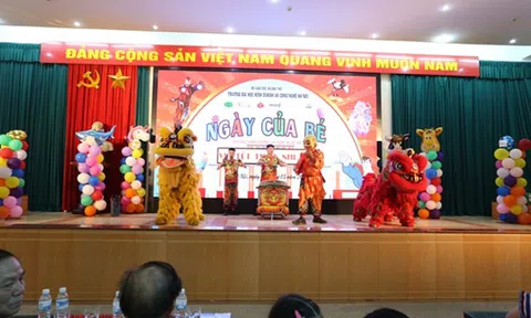Tưng bừng ngày hội Tết thiếu nhi 1/6 tại  Trường Đại học Kinh doanh và Công nghệ Hà Nội