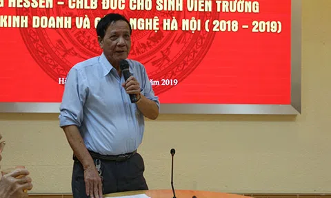 Lễ trao học bổng Hessen - CHLB Đức tại Trường đại học Kinh doanh và Công nghệ Hà Nội