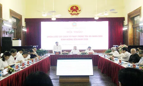 Hội thảo Chiến lược cải cách tư pháp trong TAND định hướng đến năm 2030