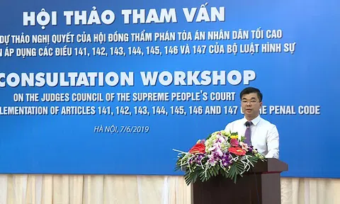 Hội thảo tham vấn dự thảo Nghị quyết hướng dẫn áp dụng một số Điều về các tội xâm hại tình dục