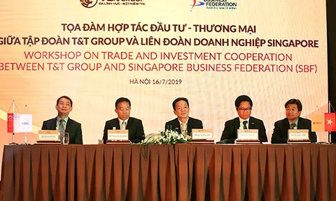 Tập đoàn T&T Group và liên đoàn doanh nghiệp Singapore trao đổi cơ hội hợp tác thương mại và đầu tư