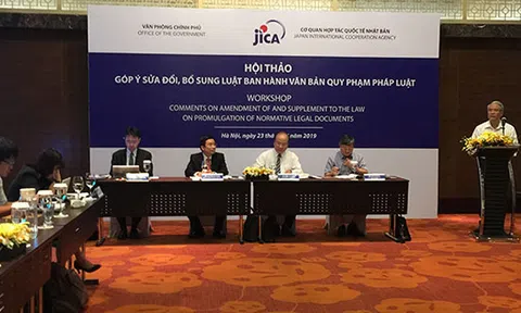 Hội thảo góp ý sửa đổi, bổ sung Luật ban hành văn bản quy phạm pháp luật
