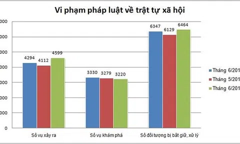 Tháng 6-2019, án về tội phạm ma tuý tăng 776 vụ