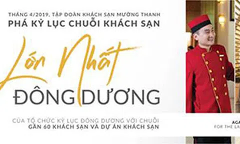 Mường Thanh tiếp tục lọt đề cử "thương hiệu khách sạn hàng đầu Châu Á 2019" của WTA