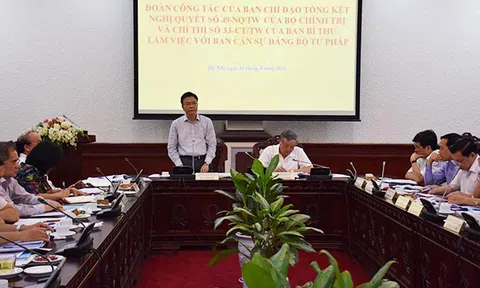 Xây dựng và hoàn thiện thể chế đáp ứng yêu cầu cải cách tư pháp