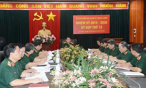 Ủy ban Kiểm tra Quân ủy T.Ư đề nghị thi hành kỷ luật 10 đảng viên, quân nhân