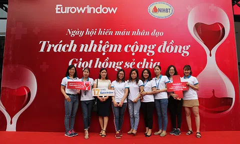 Ngày hội hiến máu của Eurowindow – Nghĩa cử cao đẹp vì cộng đồng