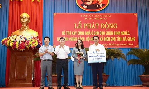 Tập đoàn FLC trao tặng 30 tỷ đồng xây dựng nhà ở cho người nghèo vùng biên giới Hà Giang