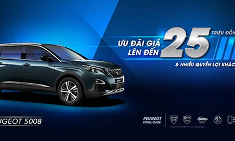 Peugeot ưu đãi giá lên đến 50 triệu và nhiều quyền lợi hấp dẫn khác