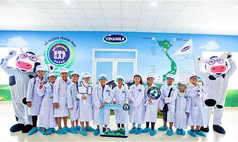 Vinamilk chính thức được chọn là nhà cung cấp sữa học đường tại tỉnh Vĩnh Long