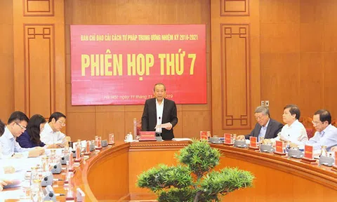 Ban Chỉ đạo Cải cách tư pháp Trung ương họp phiên thứ 7