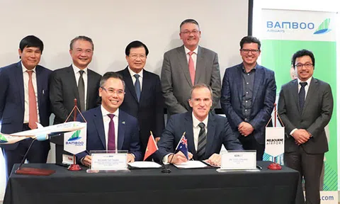 Bamboo Airways hợp tác cùng sân bay Melbourne xúc tiến đường bay thẳng Việt Nam – Úc dưới sự chứng kiến của Phó Thủ tướng Trịnh Đình Dũng