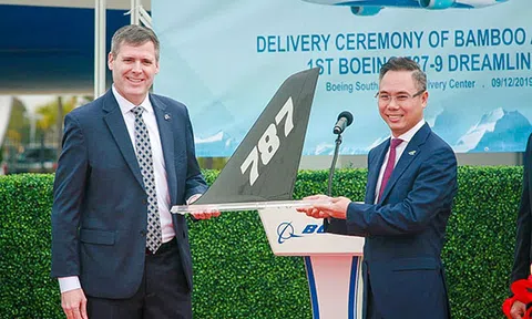 Bamboo Airways nhận bàn giao máy bay Boeing 787-9 Dreamliner tại Trung tâm bàn giao của Boeing tại South Carolina, Mỹ