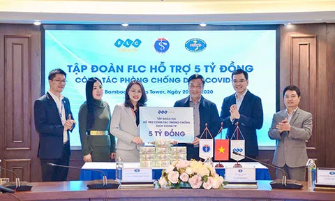 Tập đoàn FLC trao 5 tỷ đồng hỗ trợ công tác phòng chống dịch bệnh Covid – 19 của Bộ Y tế