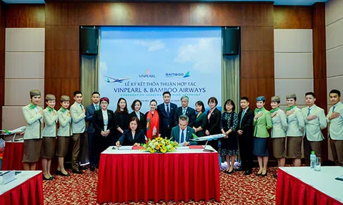 Bamboo Airways và Vinpearl hợp tác triển khai chuỗi sản phẩm hàng không – du lịch tiêu chuẩn quốc tế