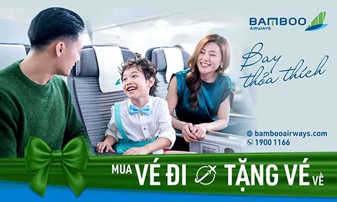 “Chớp” cơ hội mua vé bay chiều đi, được miễn phí vé bay chiều về trong tháng 3/2020