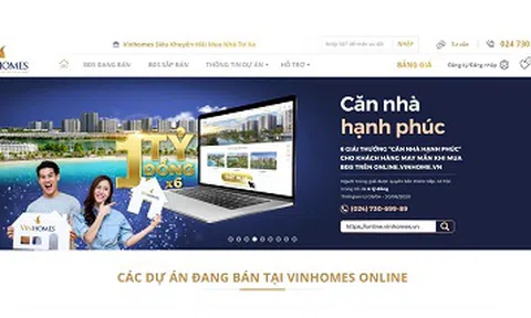 Vinhomes ra mắt sàn giao dịch bất động sản trực tuyến