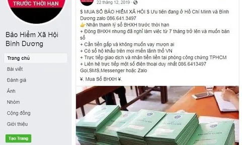 Cảnh báo tình trạng mạo danh cơ quan BHXH thu gom sổ BHXH nhằm trục lợi trong đợt dịch bệnh Covid-19