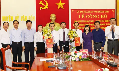 Công bố Nghị quyết của Chính phủ thành lập Ban Quản lý KKT Vân Đồn