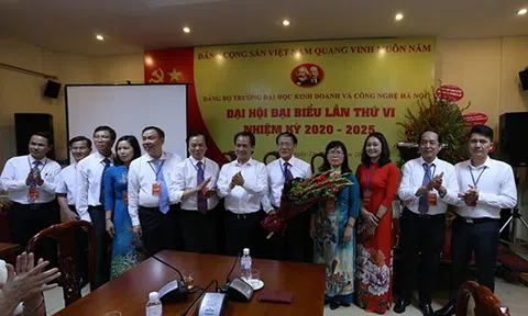 Đại hội đại biểu lần thứ VI nhiệm kỳ 2020 – 2025 của Đảng bộ Trường Đại học Kinh doanh và Công nghệ Hà Nội