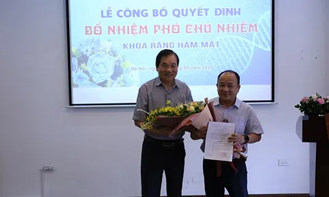 Bổ nhiệm Phó Chủ nhiệm Khoa Răng Hàm Mặt - Trường ĐH Kinh doanh và Công nghệ Hà Nội