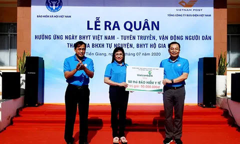 Lễ ra quân hưởng ứng ngày BHYT Việt Nam(1/7): Phát triển BHXH tự nguyện, BHYT hộ gia đình là hướng tới mục tiêu bảo đảm an sinh xã hội và an toàn sức khỏe toàn dân