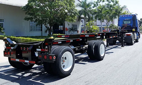 THACO tiếp tục xuất khẩu 33 sơmi rơmoóc sang Mỹ
