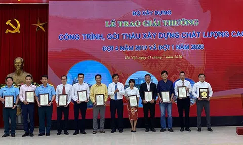 Sân bay quốc tế Vân Đồn nhận giải thưởng Công trình chất lượng cao