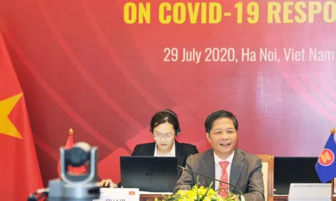 Hội nghị Bộ trưởng Kinh tế ASEAN - Nhật Bản về ứng phó đại dịch Covid-19