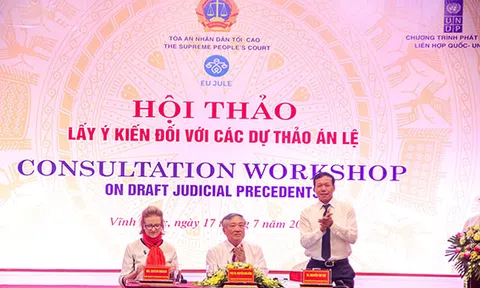 TANDTC tổ chức hội thảo lấy ý kiến đối với 14 dự thảo án lệ