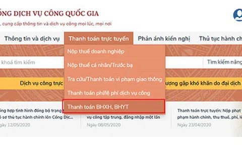 Gia hạn thẻ BHYT, đóng tiếp BHXH tự nguyện trên Cổng dịch vụ công Quốc gia