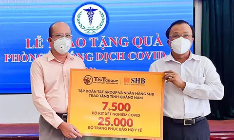 “Bầu Hiển” tiếp tục ủng hộ hàng ngàn kit xét nghiệm tiếp sức cho Quảng Nam chống dịch
