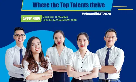 Vinamilk chính thức khởi động chương trình "quản trị viên tập sự 2020"