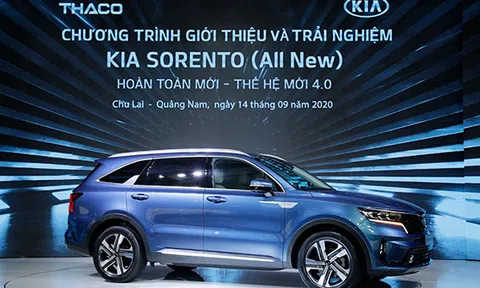Thaco giới thiệu mẫu xe Sorento thế hệ mới (4.0): Đổi mới toàn diện về thiết kế và công nghệ