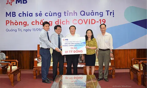 MB ủng hộ Quảng Trị 1 tỷ đồng chống dịch Covid-19