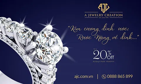 Ưu đãi mùa cưới hấp dẫn từ trang sức cao cấp AJC
