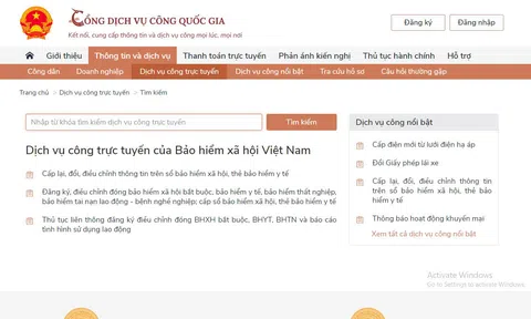 BHXH Việt Nam: Chi trả chế độ BHXH qua dịch vụ công để nâng cao chất lượng phục vụ, vì lợi ích của người dân và doanh nghiệp.