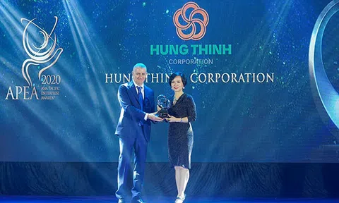 Tập đoàn Hưng Thịnh nhận giải thưởng Doanh nghiệp Việt Nam xuất sắc châu Á 2020