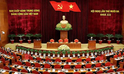Thông báo Hội nghị lần thứ 13 Ban Chấp hành Trung ương Đảng khoá XII