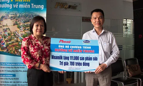 Người lao động Vinamilk góp ngày lương, hỗ trợ miền Trung mùa bão lũ gần 4 tỷ đồng