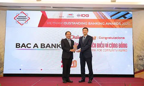 BacABank - Ngân hàng tiêu biểu vì cộng đồng 2020