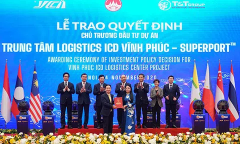 Thủ Tướng khởi động mạng lưới Logistics thông minh ASEAN (ASLN) với dự án đầu tiên " trung tâm LOGISTICS ICD VĨNH PHÚC"