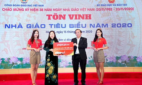Tri ân Nhà giáo, kiến tạo tương lai, Vietjet tặng vé bay khắp Việt Nam cho các thầy cô giáo tiêu biểu