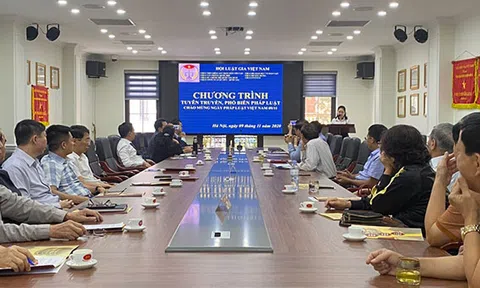 Chào mừng Ngày Pháp luật Việt Nam (09/11): Nhiều Chi hội trực thuộc TW Hội Luật gia VN phối hợp tổ chức tuyên truyền các đạo Luật mới…